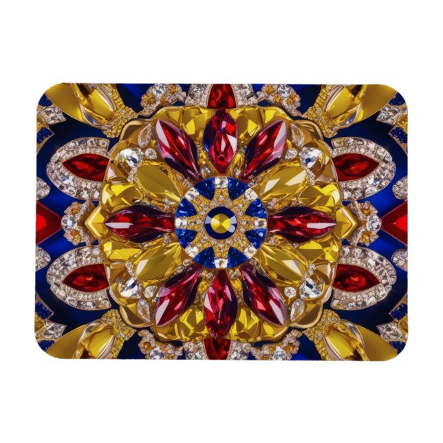 Flexibel fotomagnet med colombianska Färg Magnet (Horisontell)