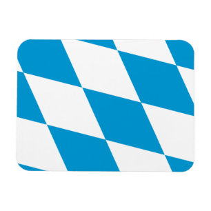 Flexibel fotomagnet med flagga av Bayern Magnet