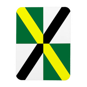 Flexibel fotomagnet med flagga av Monterey Magnet