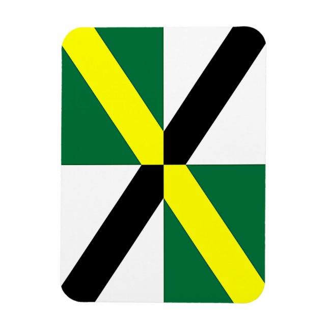 Flexibel fotomagnet med flagga av Monterey Magnet (Vertikal)