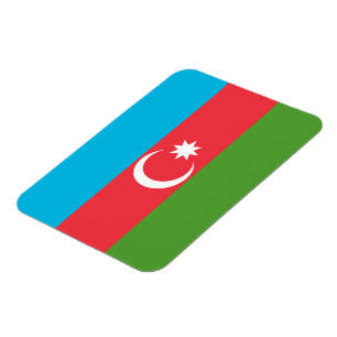 Flexibel fotomagnet med flagga Azerbajdzjan Magnet