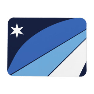 Flexibel fotomagnet med flagga Columbia Magnet