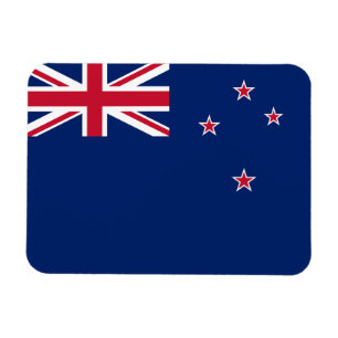 Flexibel fotomagnet med flagga från Nya Zeeland Magnet