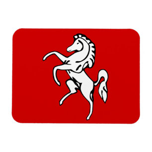 Flexibel fotomagnet med flagga i Kent County Magnet
