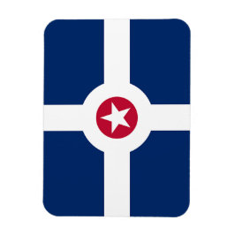 Flexibel fotomagnet med flagga Indianapolis Magnet