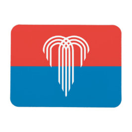 Flexibel fotomagnet med flagga Kansas City Magnet
