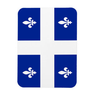 Flexibel fotomagnet med flagga Quebec Magnet