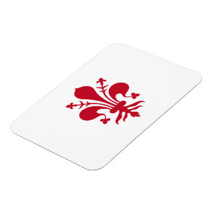 Flexibel fotomagnet med Florens flagga Magnet
