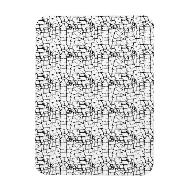 Flexibel fotomagnet | Mozaik Mönster Dekor Magnet (Vertikal)