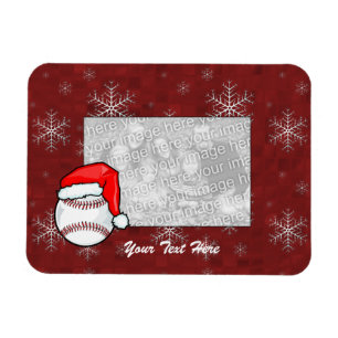 Flexibel fotomagnet - Santa Baseball Magnet