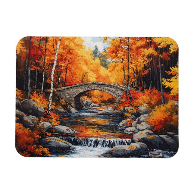 Flexibel höstskog magnet (Horisontell)