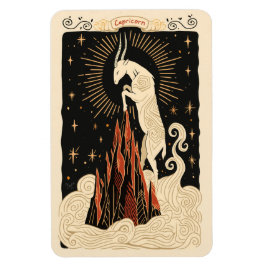 Flexibel Magnet Capricorn Celestial Zodiac Art