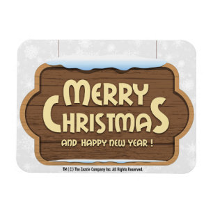 Flexibel magnet god jul & Gott nytt år