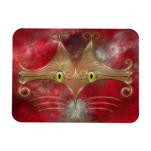 Flexibel magnet i Katt-Öga (Horisontell)