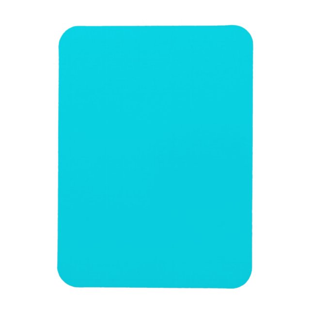Flexibel magnet med Aqua Blue Background (Vertikal)