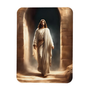 Flexibel magnet med Lord Jesus Walking