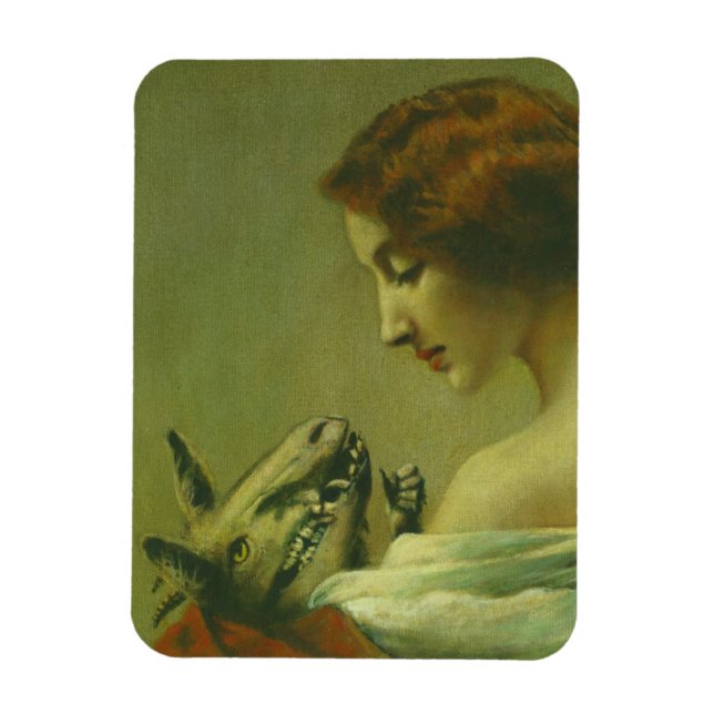 Flexibel magnet mor och Baby Djävulen (Vertikal)