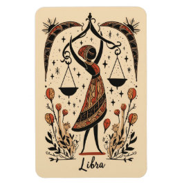 Flexibel Photo Magnet Libra Celestial Zodiac Art