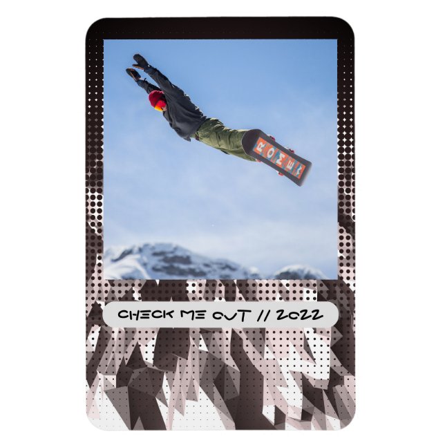 Flexibel Photo Magnet med modern Anpassningsbar (Vertikal)