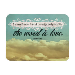 Flexibel sofoklisk inspirationsoffert "Kärlek" Magnet