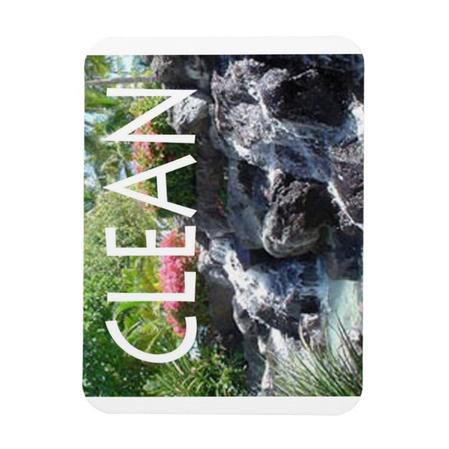 Flexibel vattenfallsmagnet för "ren" diskmaskin magnet (Vertikal)