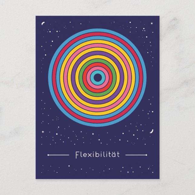 Flexibilität Vykort (Framsida)