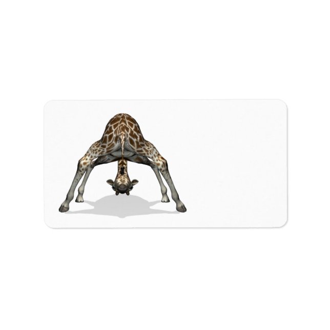 Flexible Giraffe Adressetikett (Framsidan)