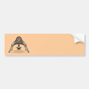 Flexible Giraffe Bildekal