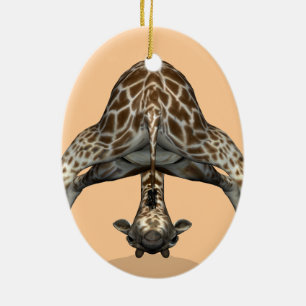 Flexible Giraffe Julgransprydnad Keramik