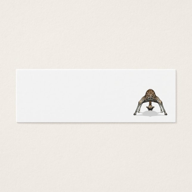 Flexible Giraffe Litet Visitkort (Framsidan)