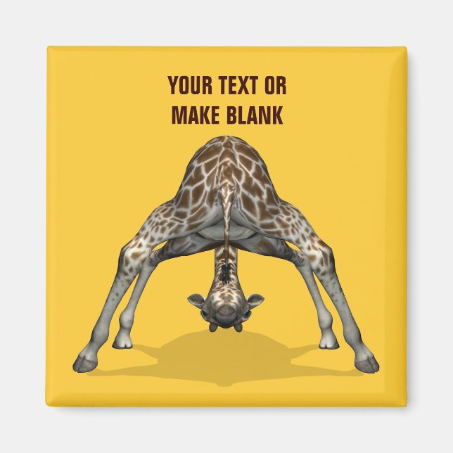 Flexible Giraffe Magnet (Framsidan)
