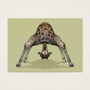 Flexible Giraffe Visitkort