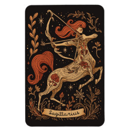 Flexible Magnet Sagittarius Celestial Zodiac Art