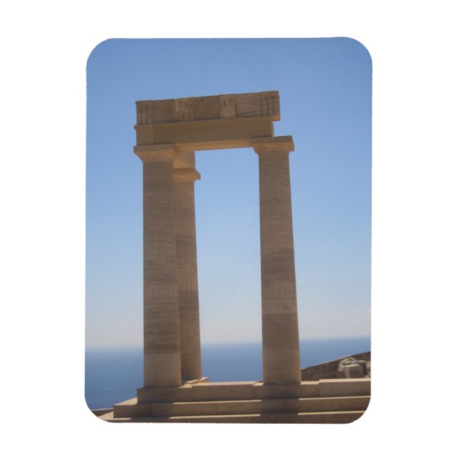 Flexible Photo grekiska Temple Magnet (Vertikal)