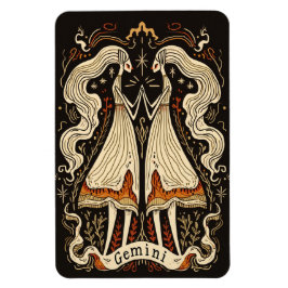 Flexible Photo Magnet Gemini Celestial Zodiac Art