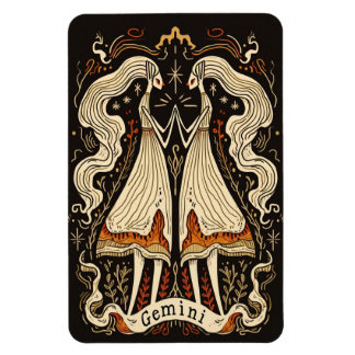 Flexible Photo Magnet Gemini Celestial Zodiac Art