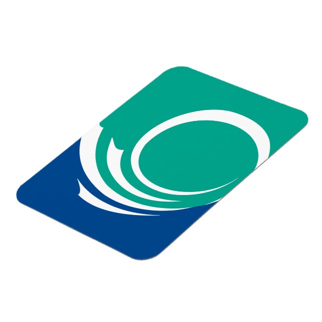 Flexible photo magnet with flag of Ottawa, Canada (Vänstra Sidan)