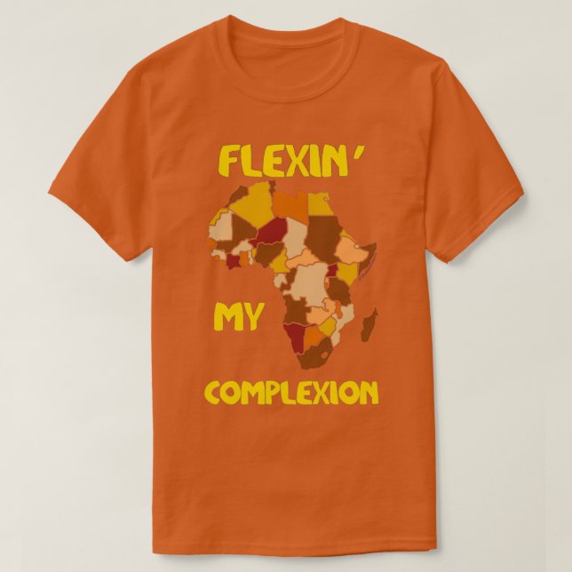 Flexin Min komplexion T Shirt (Design framsida)