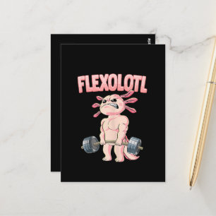Flexolotl Axolotl Vykort