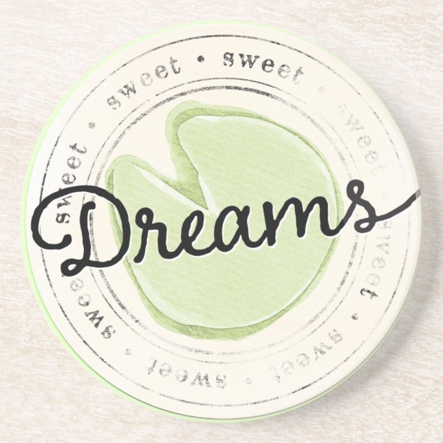 FLICK-drömmar SVEET BEAUTY MOTIVATIONAL FA Underlägg Sandsten (Framsidan)