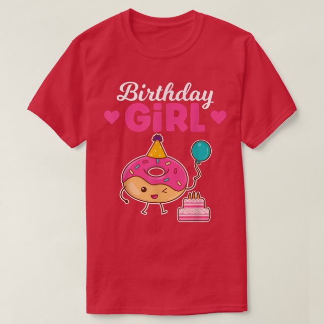 Flick kalas Donut Älskare  T Shirt (Design framsida)