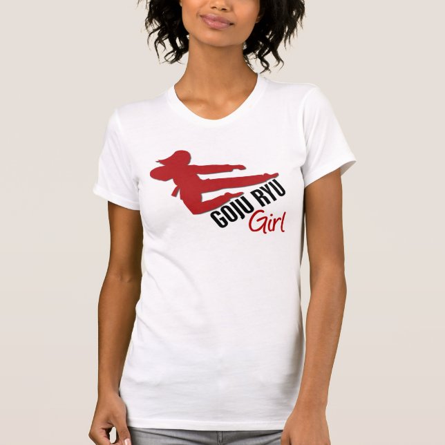 Flicka 1,1 för GOJU RYU T-shirt (Framsida)