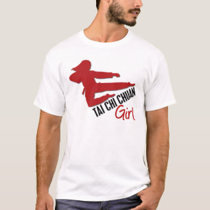Flicka 1,1 för TAI-CHI CHUAN Tee Shirt