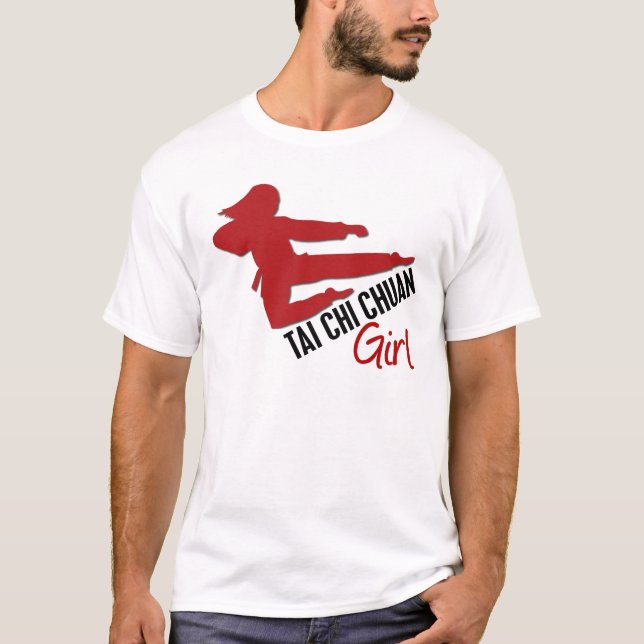 Flicka 1,1 för TAI-CHI CHUAN Tee Shirt (Framsida)
