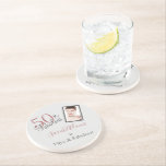 Flicka 50 & Fabulous Birthday Ro Guld Foto Underlägg<br><div class="desc">50 & Fabulous Grått Sadow Birthday Photo Sandstone Underlägg. Anpassa den med ditt namn och din bild genom att klicka på knappen Anpassa. Njut av att vara fantastisk och glamourous. @Miri Creations - Skapat endast för dig.</div>