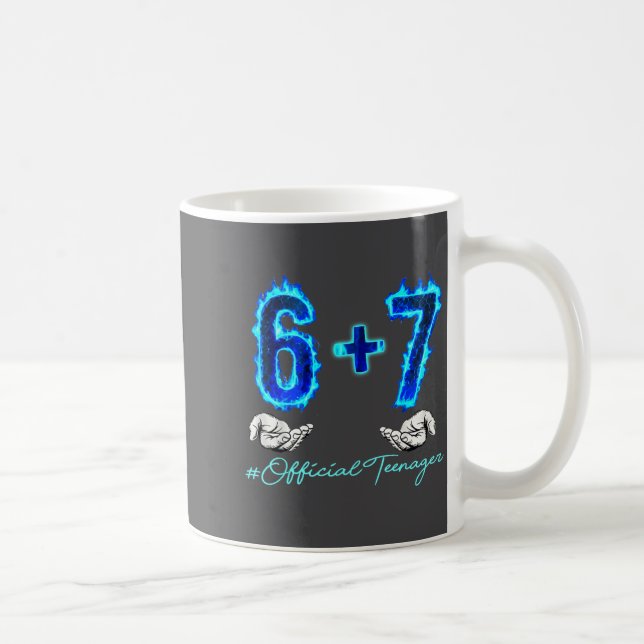 Flicka 6 7 Gammal Tonåring 13:e Kaffemugg (Höger)