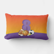 Flicka 8:e födelsedagen Sports Bollar