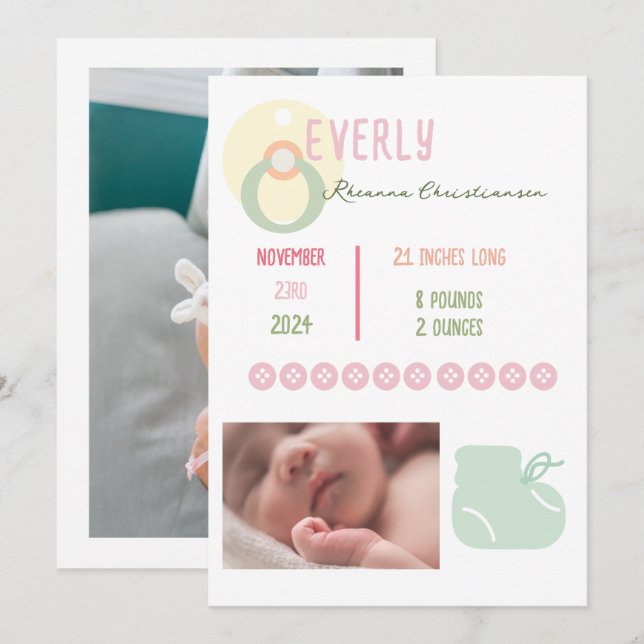 Flicka Adsible Photo Notice (Fram/baksida)