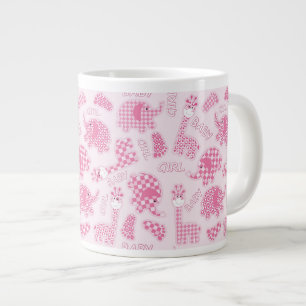 flicka-bakgrund jumbo mugg