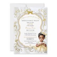 Flicka-baptism: Comunion Christening White Guld